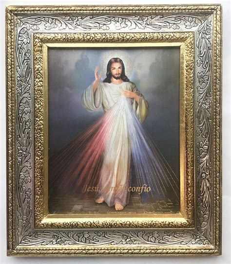 Madison Imports Divine Mercy Beautiful Portrait Print - 13 Inch Ornate ...