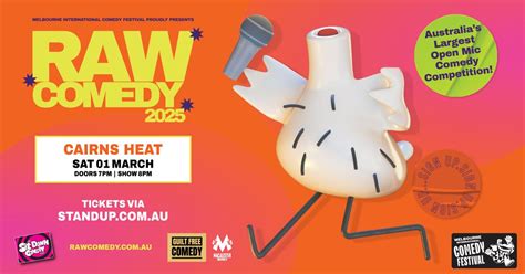Raw Comedy 2025 – Cairns Heat, Macalister Brewing Company, Smithfield ...