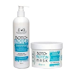 Buy Heaven Valley Professional Boto+ Protein Shampoo & Hair Mask Set ...