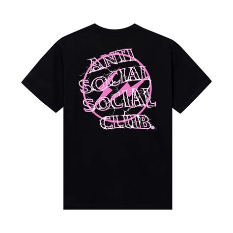 Anti Social Social Club X Fragment Pink Bolt T-Shirt Price in India ...