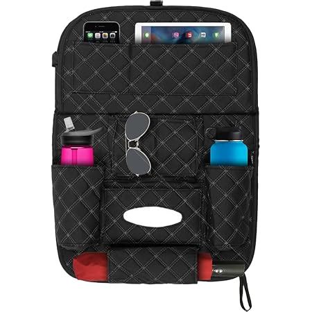 Handcuffs Car Back Seat Organizer With Pockets (Black) : Amazon.in: Car ...