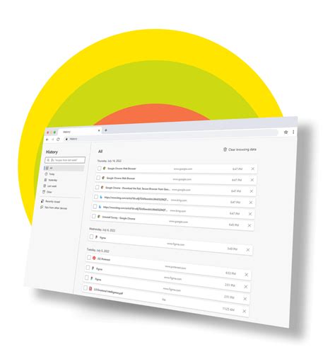 Web Browser History 的图像结果
