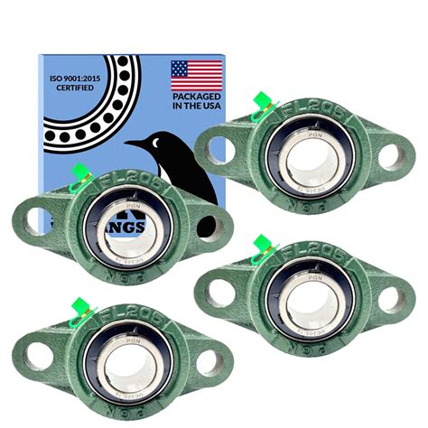 PGNBearings PGN UCFL205-16 Pillow Block Bearing - Pack of 4 India | Ubuy