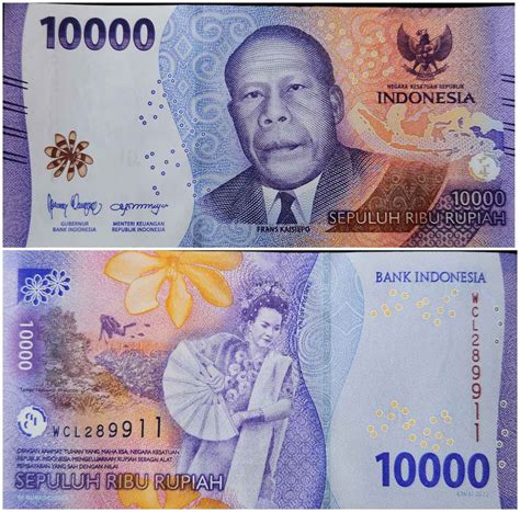 Indonesia 10000 Rupiah 2022 Very Fine Banknote – Banknotecoinstamp