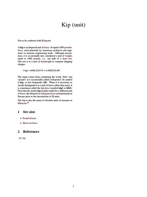 Image result for Kip Conversion