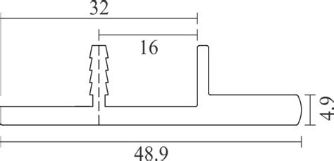 Aluminium Edge Profile EAPS-141 | Enox India