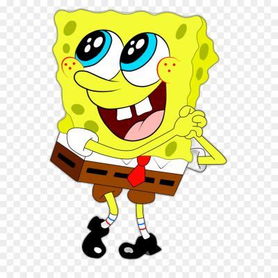 Spongebob High Resolution Isolated PNG - Pngsource