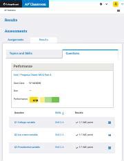 Image result for AP Classroom Answers