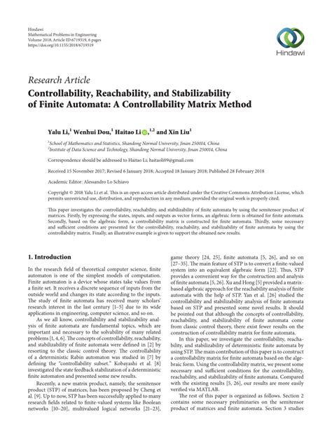 Image result for Controllability Matrix Sample
