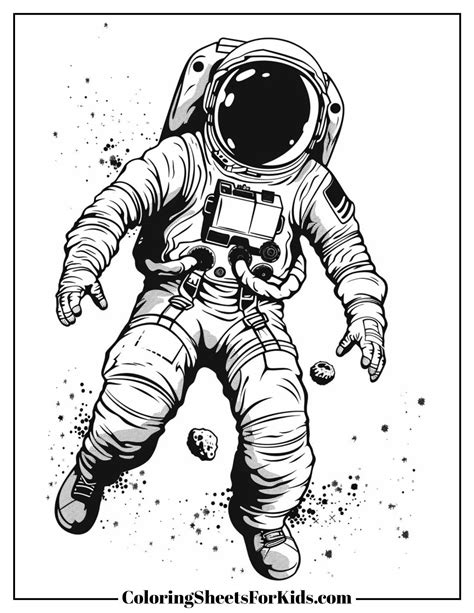 Astronauts Coloring Pages [2025]