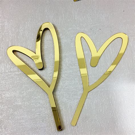 Heart Small Toppers - Set of 5 Pcs – Cake Toppers India