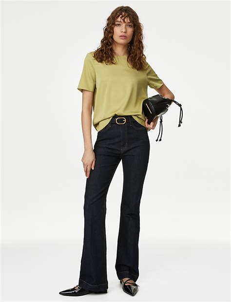 Buy Round Neck Top at Marks & Spencer