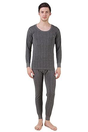 Buy Hap Men's Poly Cotton Kings Quilted Thermal Set Round Neck Top ...