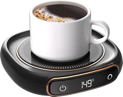 Amazon.com: Coffee Mug Warmer, Cup Warmer for Desk with Auto Shut Off, 3 Temp Settings, Mug ...