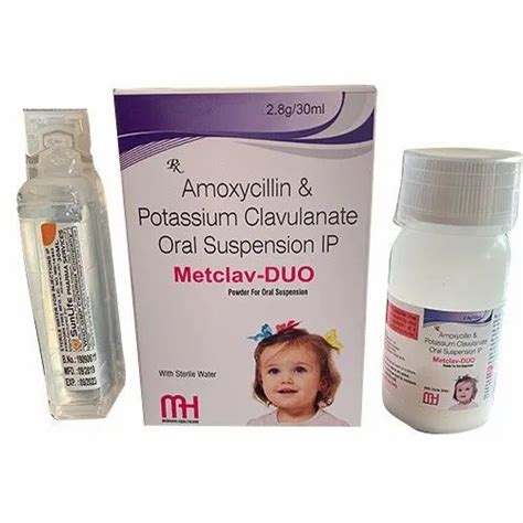Pharmaceutical Oral Solution - Amoxycillin And Potassium Clavulanate ...