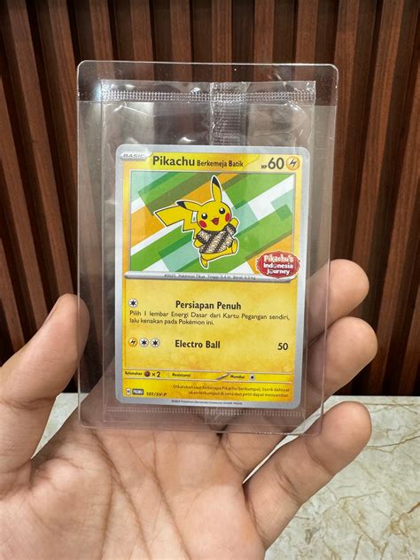 Auction: Pikachu Promo Card Indonesia (Batik shirt Promo) – Pokédex