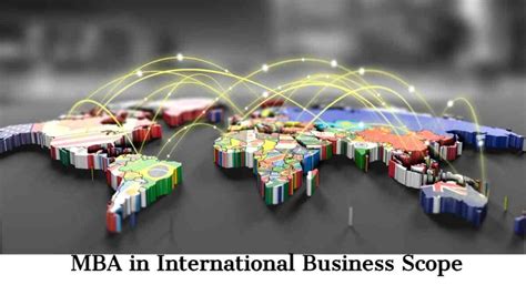 Navigating the Global Marketplace: MBA in International Business Scope