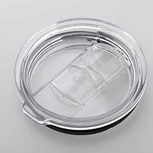 UJEAVETTE Tumbler Magslider Lid Clear Hot Drink Spills Proof Smooth ...