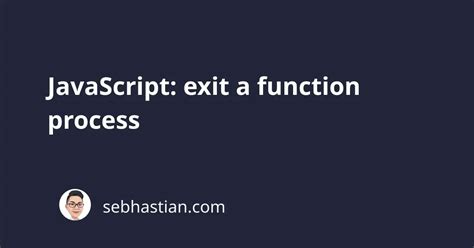 Image result for How to Stop Function in JavaScript