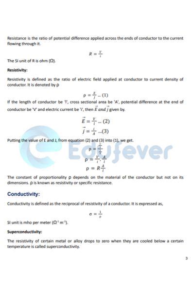 Image result for Class 12 Physics Current Electricity