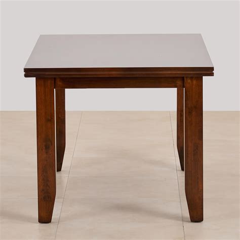 Buy (Refurbished) New Chunky Solid Wood 6-Seater Dining Table - Brown ...