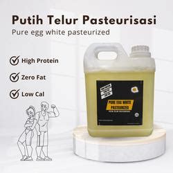 Promo Pure Egg White Cairan Putih Telur Pasteurisasi Premium Steril ...