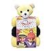 Nk Ind. Smile KIA Woollen for Knitt and Crochet- Yellow Teddy Bear Cap ...