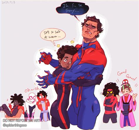 spider-gwen, gwen stacy, miguel o'hara, miles morales, peter b parker ...