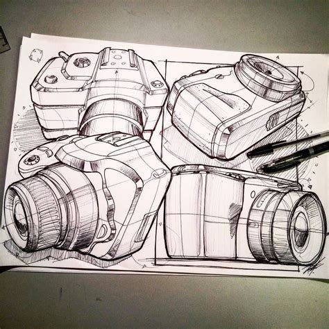 Starting the new year with some camera sketches... - Jonny Tran