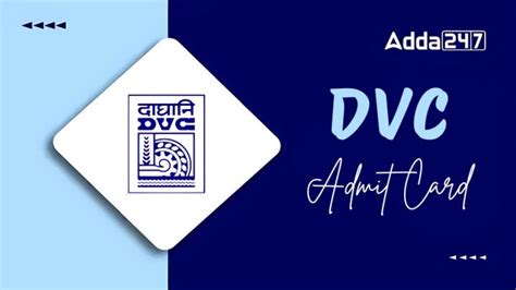 DVC Admit Card 2025 Out For Junior Engineer (JE), Download Link Active