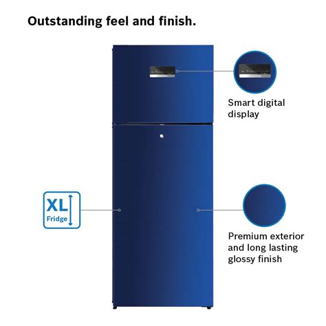 Bosch Max Convert 263L Inverter Frost Free Refrigerator (CTC27BT4NI, C ...