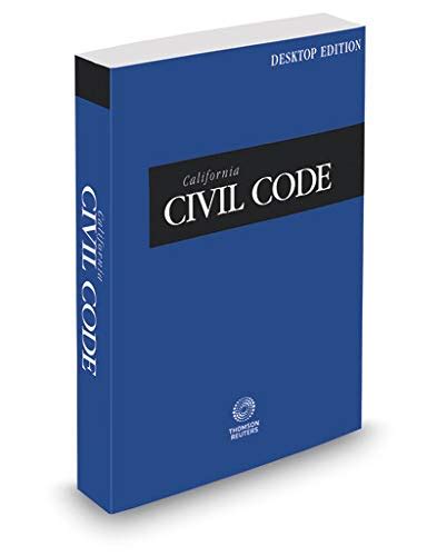 Buy California Civil Code 2021: Desktop Edition Book Online at Low ...