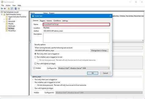 Image result for Task Scheduler Create Task