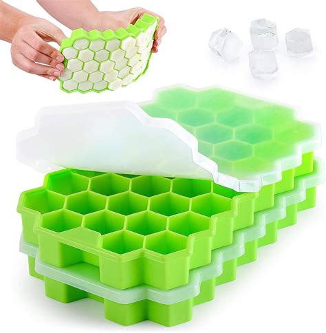 Buy Neltis (Pack of 2) ICE Trays Silicone Ice Cube Molds, for Whiskey ...