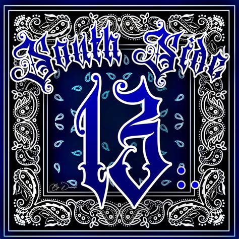 South Side 13 | Graffiti bombas, Arte cholo, Graffiti