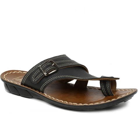Paraqon Brand Men's 6815 Vertex Chappal/Slippers/Flip Flop (Black ...