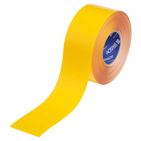 Solid, Yellow, Floor Marking Tape - 818FR7|177014 - Grainger