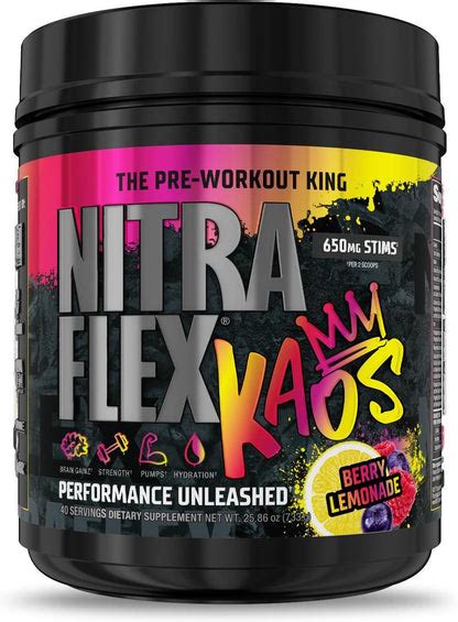GAT SPORT Nitraflex KAOS Pre-Workout Powder – India's Leading Genuine ...