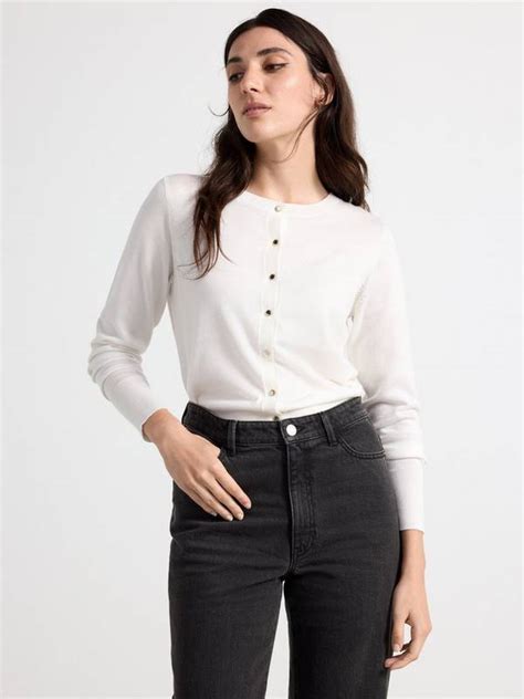 Fine-knit cardigan | Lindex