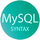 Image result for MySQL Language Syntax