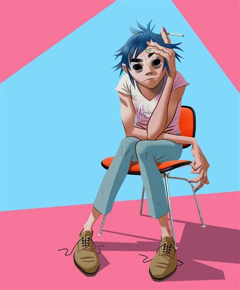 2D speaks to highsnobiety | Gorillaz phase 4 | Gorillaz, Gorillaz art ...
