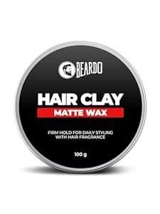 Beardo Hair Clay Wax for Men, 100 gm | Hair Clay for men | Styling Wax ...