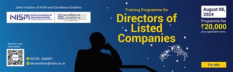 Programme for Directors of Listed Companies I MCA Club BKC Mumbai ...