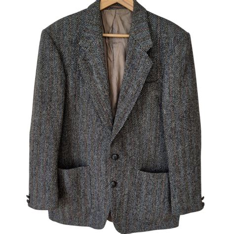 Harris Tweed Tweed Tailored Jacket Multicolor M Japan - Gem