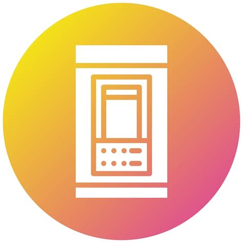 Atm card machine vector icon design illustration | Premium Vector