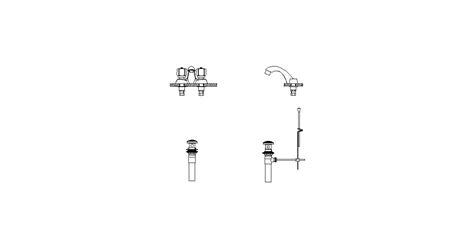 Delta 21C249 Double Handle 1.5GPM Bathroom Faucet with Self-Closing ...