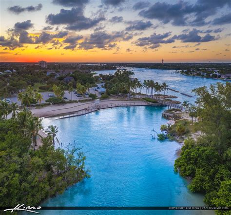 Blue Lagoon Dubois Park Jupiter Florida Sunset | HDR Photography by ...