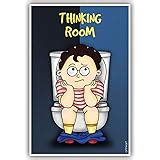 ArtinKart Poster-Thinking Room Funny Poster Digital Art Print for ...