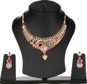 Naisha Metal Multicolor Jewellery Set Price in India - Buy Naisha Metal ...