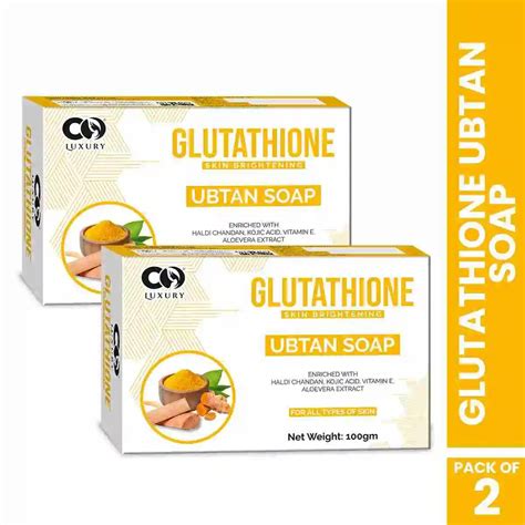 Luxury Glutathione Ubtan Skin Brightening Soap | Haldi Chandan & Kojic ...